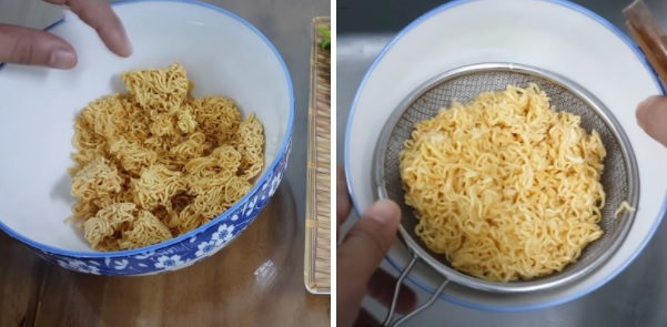 Cách làm mì chiên trứng