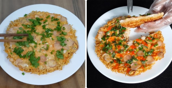 Cách làm mì chiên trứng