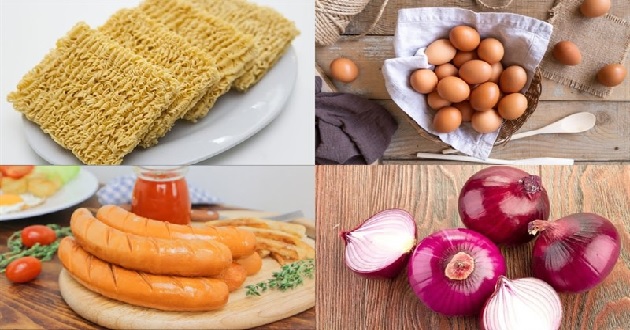 Cách làm mì chiên trứng