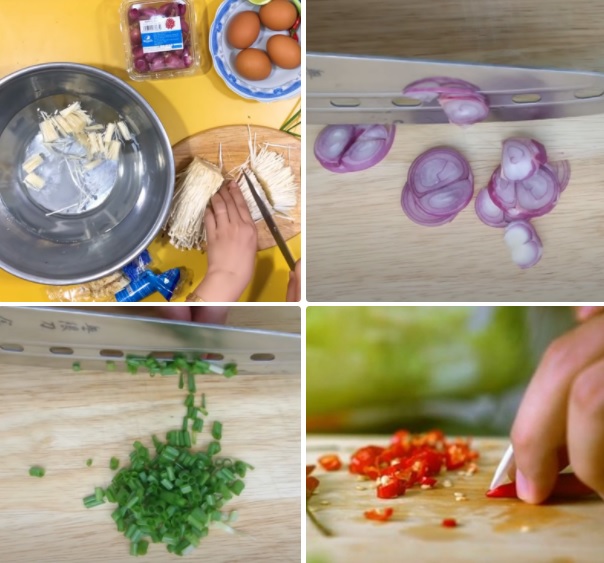 Cách làm trứng chiên nấm