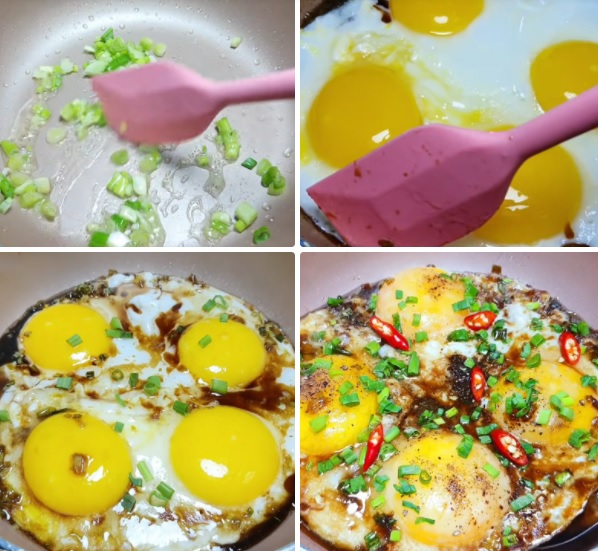 Cách làm trứng chiên nước tương