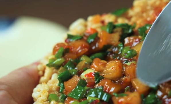 Cách làm cơm cháy chiên nước mắm Cách làm cơm cháy chiên nước mắm