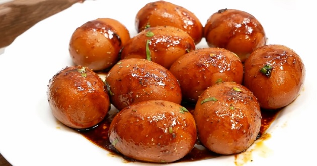 Cách làm trứng kho nước tương