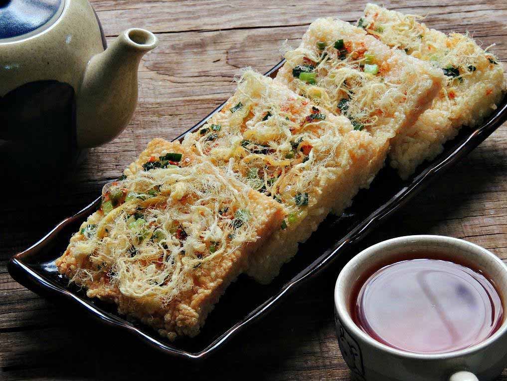 Thành phẩm món cơm cháy Thành phẩm món cơm cháy