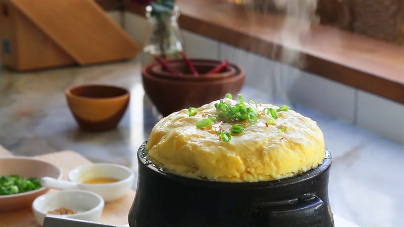 Trứng hấp Hàn Quốc Trứng hấp Hàn Quốc
