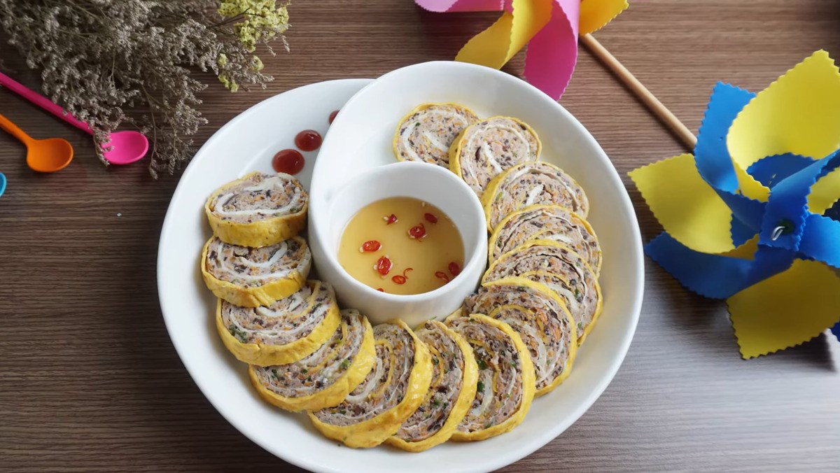 Trứng hấp vân Trứng hấp vân