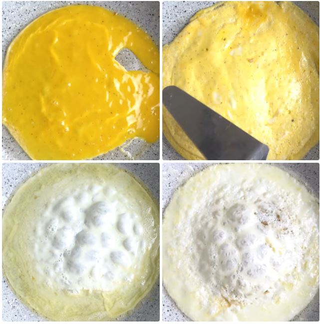 Cách làm trứng hấp vân mây