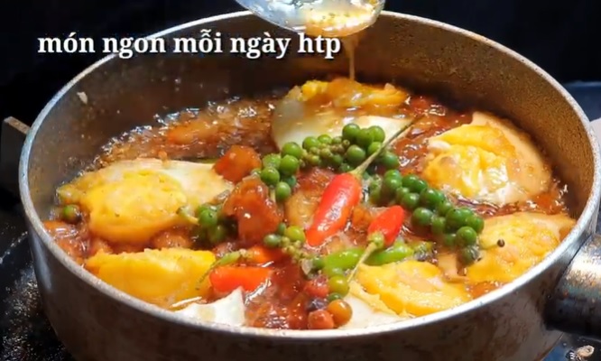 Cách làm trứng kho quẹt Cách làm trứng kho quẹt