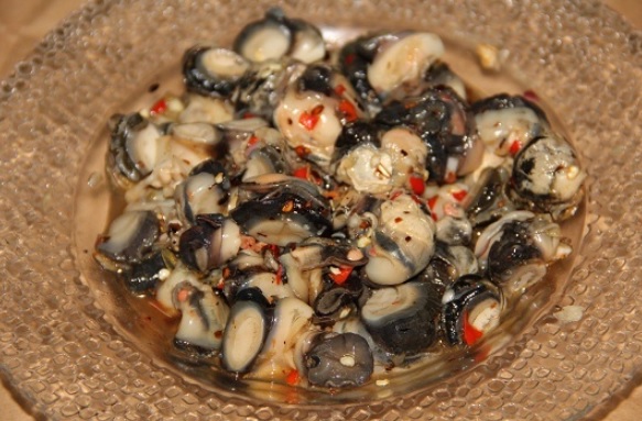 Cách nấu ốc om chuối đậu Cách nấu ốc om chuối đậu