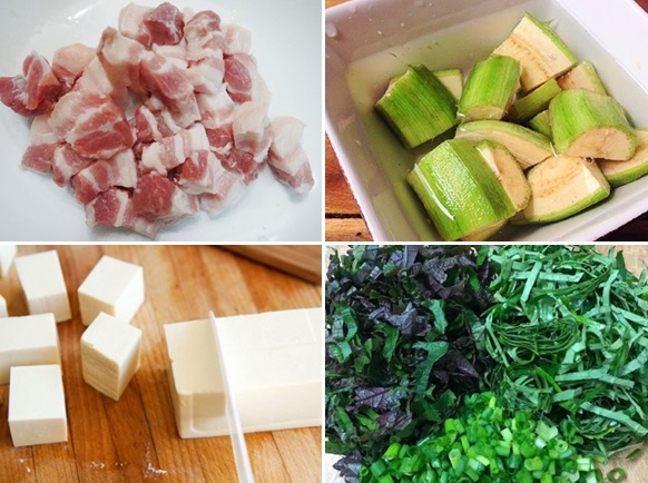 Cách nấu ốc om chuối đậu Cách nấu ốc om chuối đậu