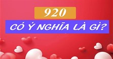 920 là gì? 920 nghĩa là gì trong tình yêu?