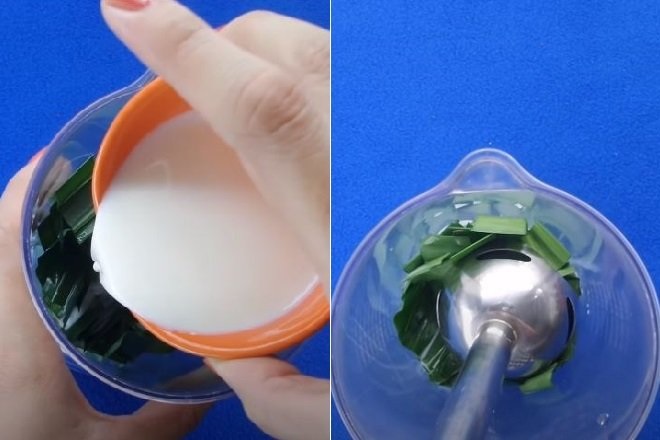 Cách làm bánh lỗ tai heo lá dứa Cách làm bánh lỗ tai heo lá dứa