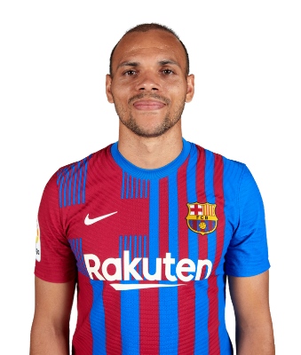Đội hình Barca: Áo số 12 - Tiền đạo Martin Braithwaite