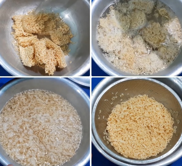 Cách làm mì xào cải bắp, nấm Cách làm mì xào cải bắp, nấm