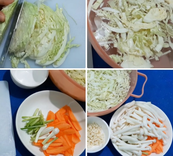 Cách làm mì xào bắp cải Cách làm mì xào bắp cải