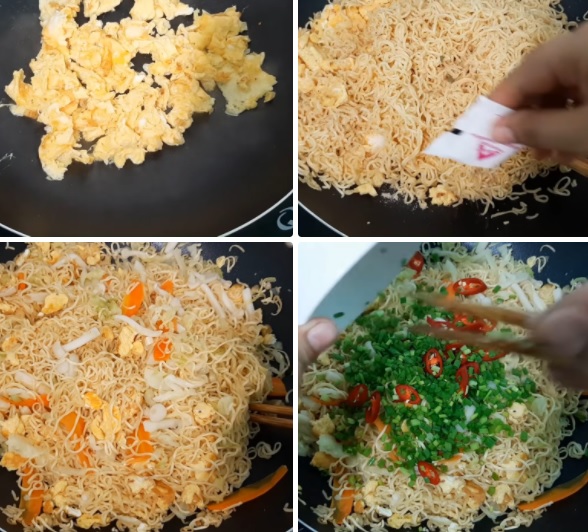 Cách làm mì xào bắp cải Cách làm mì xào bắp cải