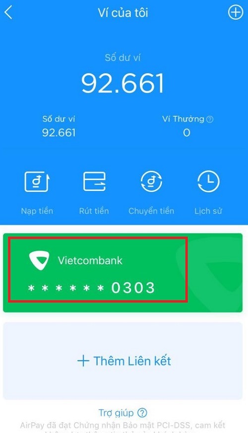 Cách hủy liên kết ví AirPay với Shopee