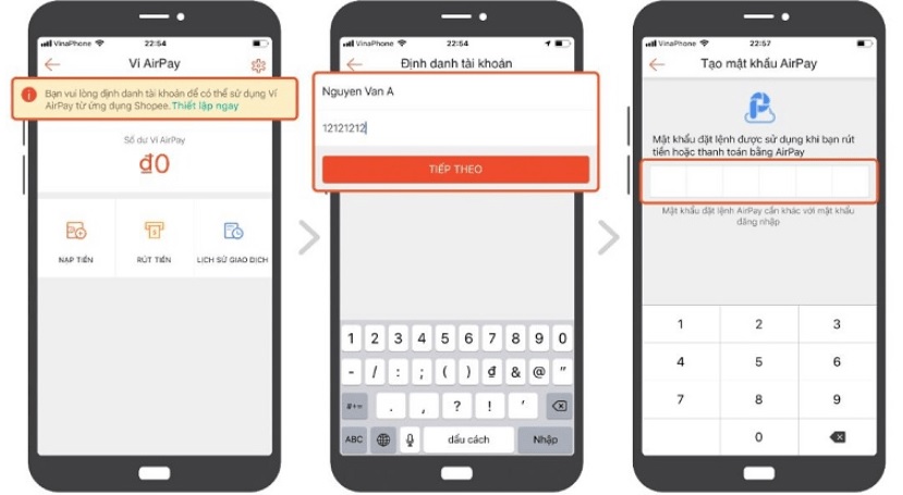 Cách đăng ký liên kết AirPay và Shopee