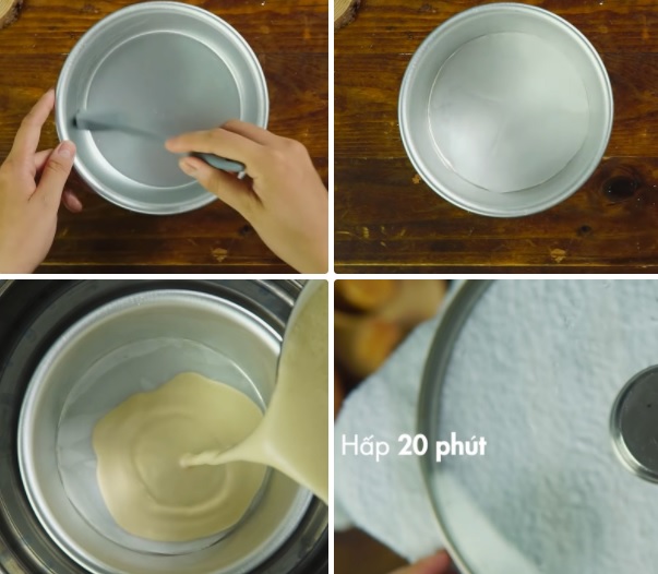 Cách làm bánh bò thốt nốt hấp