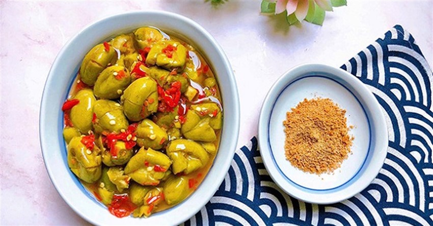 Cách làm cà na đập ngâm mắm đường chua ngọt ngon nhất