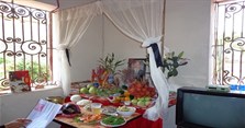 Mâm cúng, vàng mã, bài cúng 100 ngày cho người mới mất