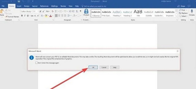 Cách chỉnh sửa file PDF trên máy tính bằng Word