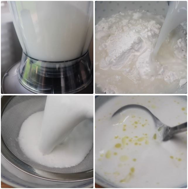 Cách làm bánh cuốn bằng cơm nguội