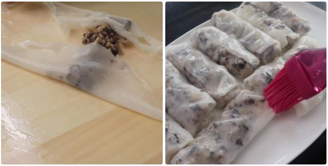 Cách làm bánh cuốn bằng cơm nguội