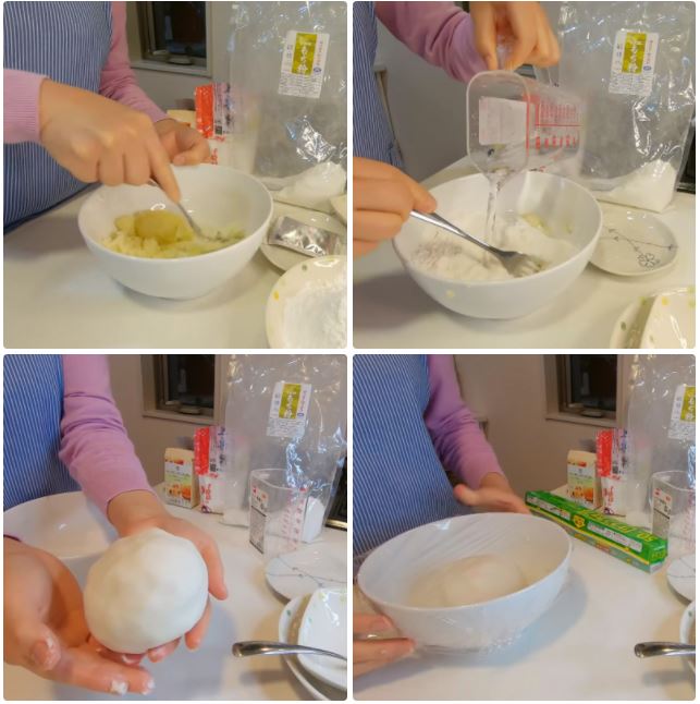 Cách làm bánh rán đường bằng bột nếp nhân đậu xanh giòn ngon