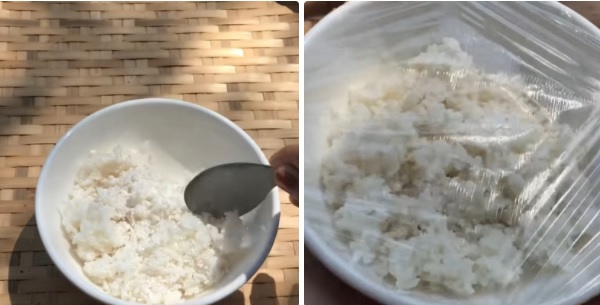 Cách làm bánh bò nước cốt dừa từ cơm rượu