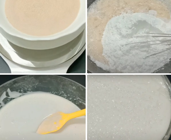 Cách làm bánh bò nước cốt dừa từ bột gạo