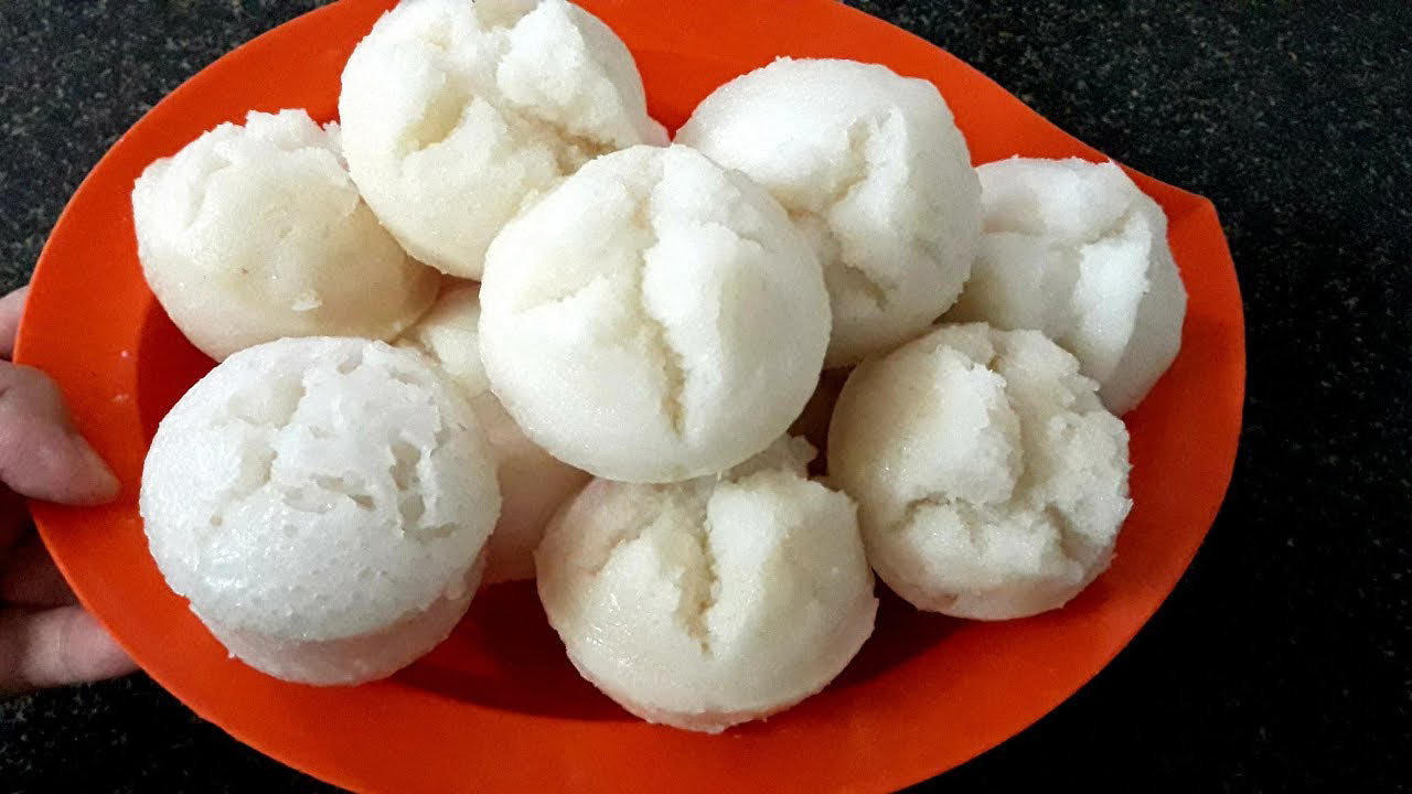 Thành phẩm món bánh bò xốp truyền thống