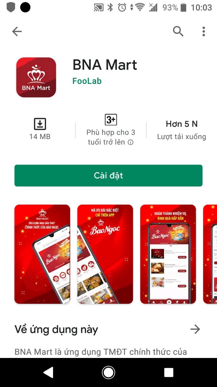 Ứng dụng trên CH Play