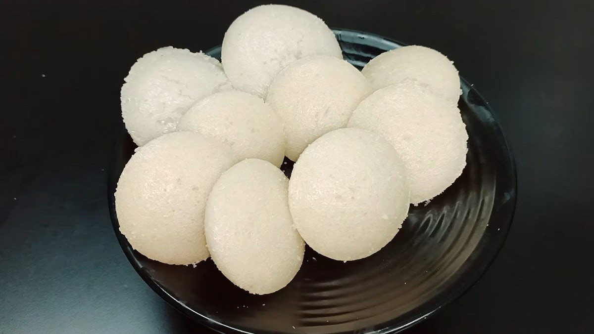 Bánh bò bằng bột gạo đơn giản Bánh bò bằng bột gạo đơn giản