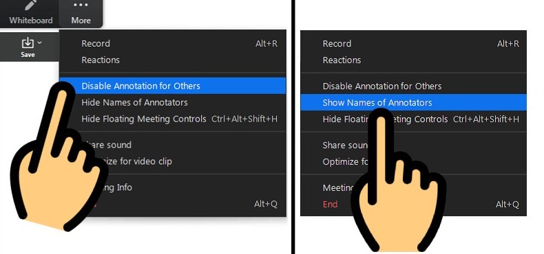 Cách chặn không cho phép vẽ trên Zoom