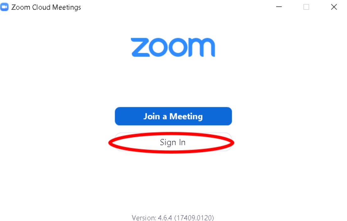 Cách đăng nhập Zoom Cloud Meetings