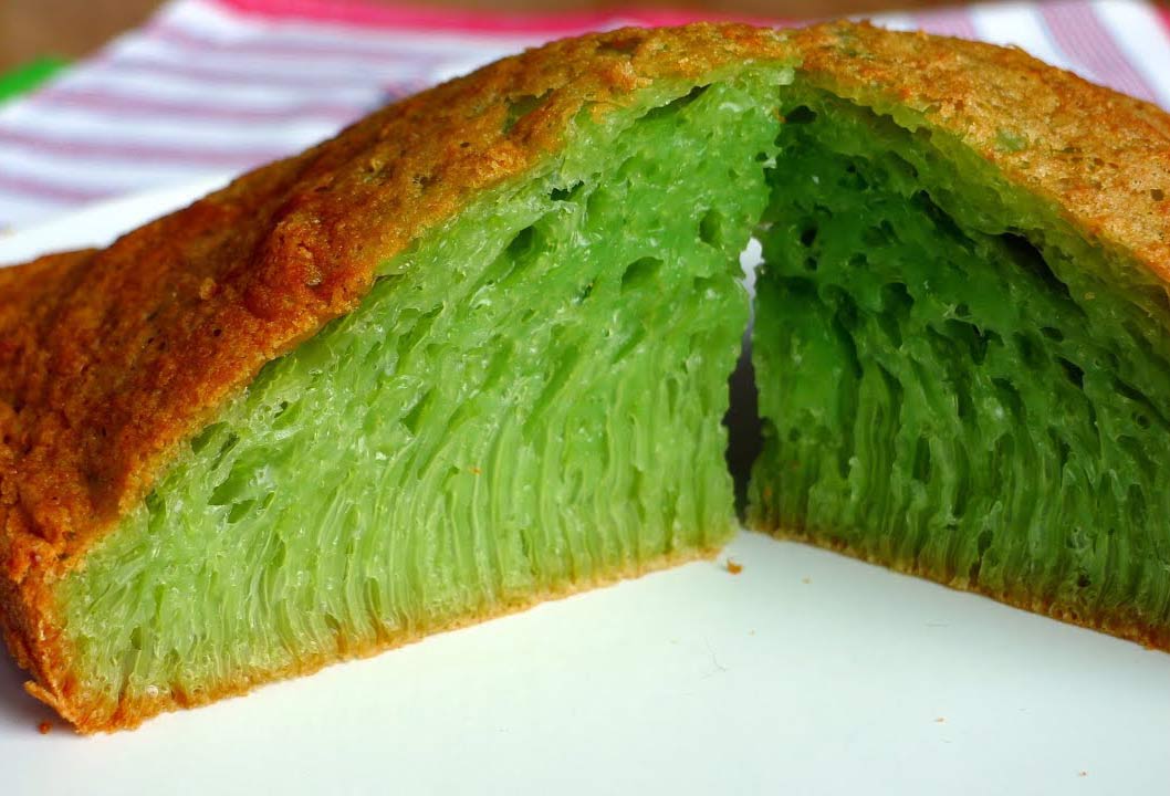 Bánh bò nướng bằng nồi chiên không dầu Bánh bò nướng bằng nồi chiên không dầu