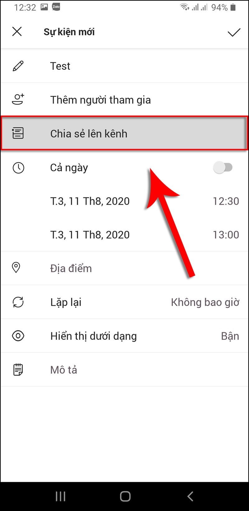 Cách tạo tham gia cuộc họp trên Microsoft Team bằng điện thoại