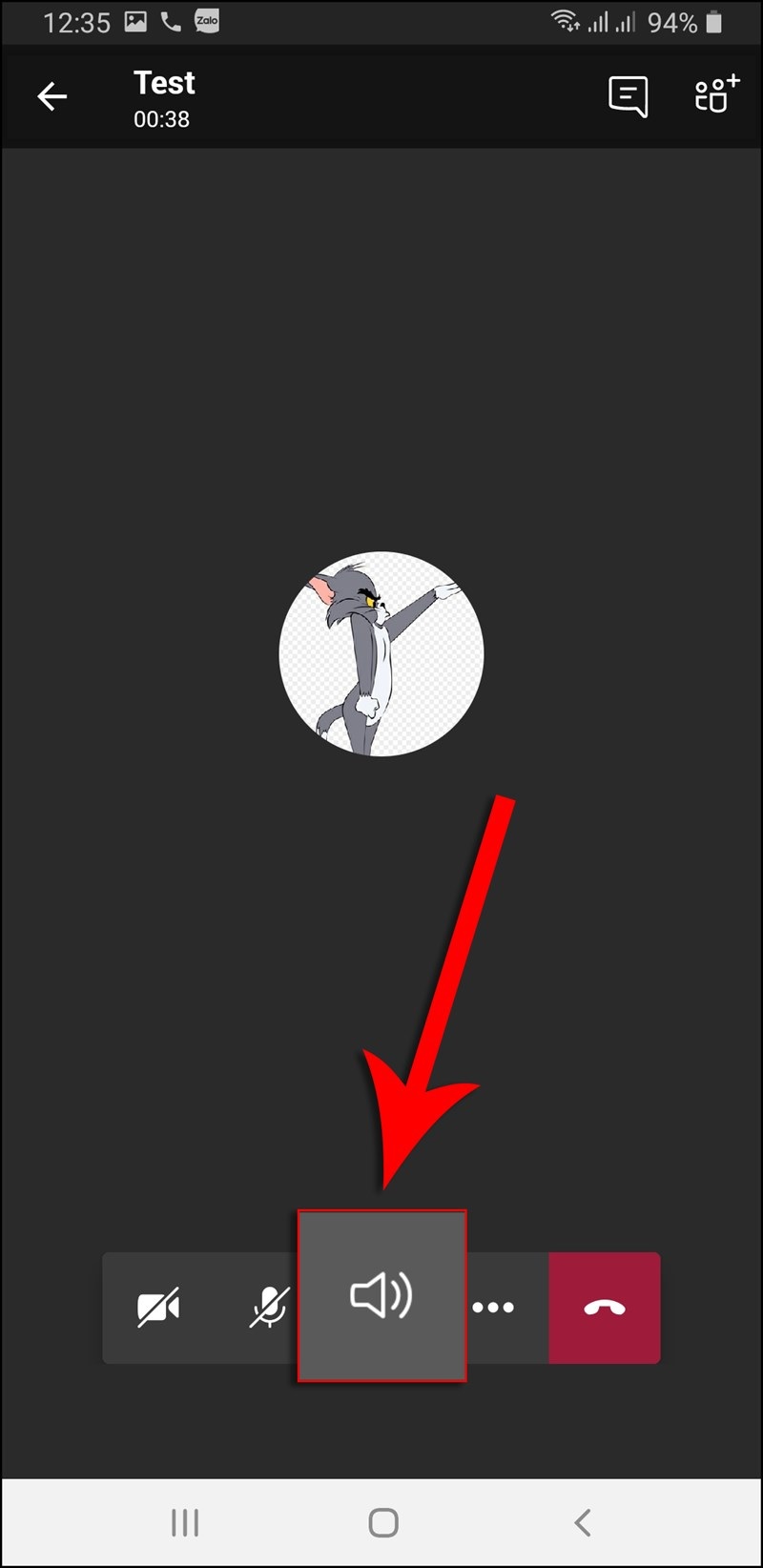 Một số tùy chọn khi tham gia cuộc họp trên Microsoft Team