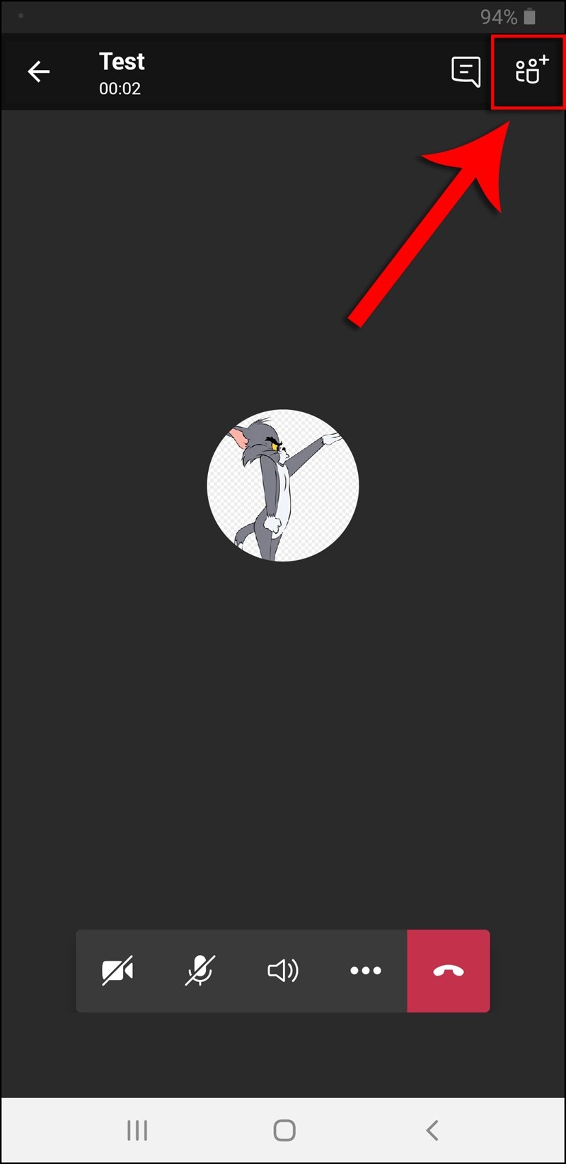 Một số tùy chọn khi tham gia cuộc họp trên Microsoft Team