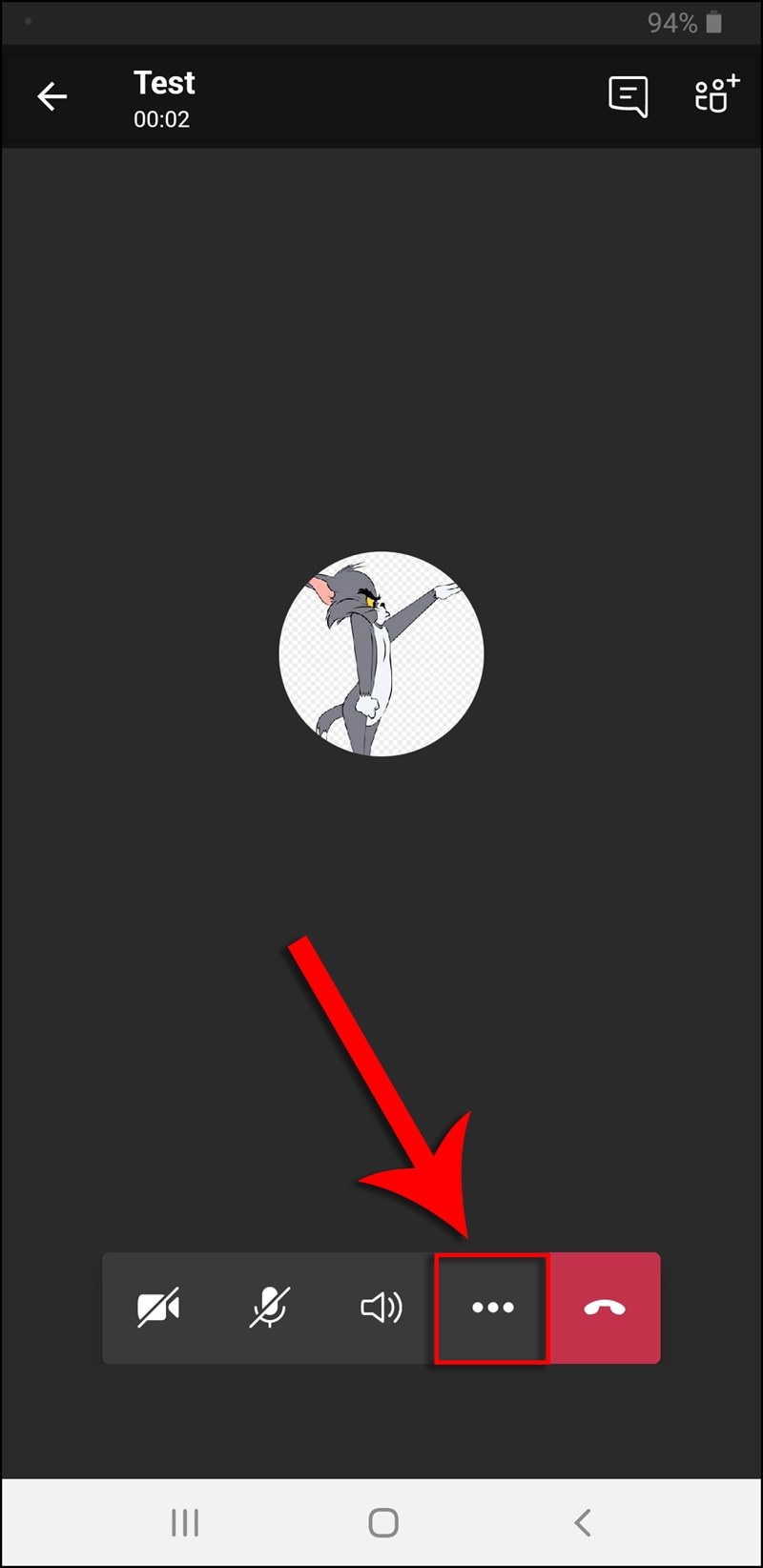 Một số tùy chọn khi tham gia cuộc họp trên Microsoft Team