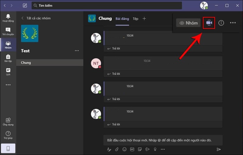 Cách tham gia cuộc họp trên Microsoft Team bằng máy tính
