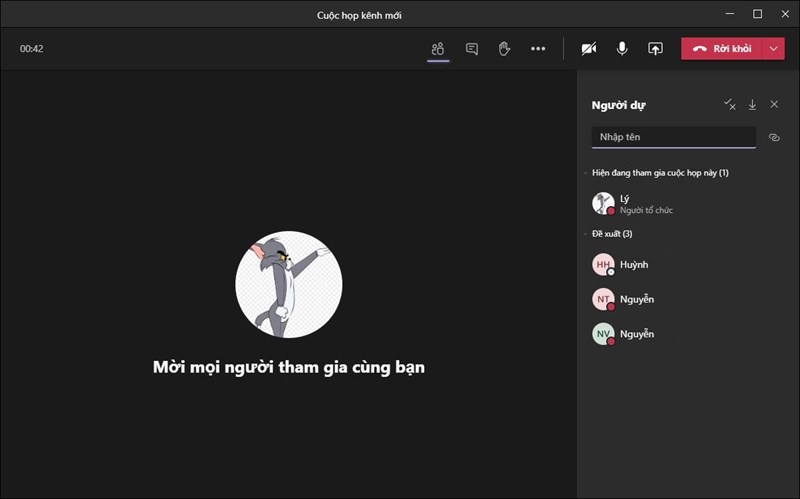 Cách tham gia cuộc họp trên Microsoft Team bằng máy tính