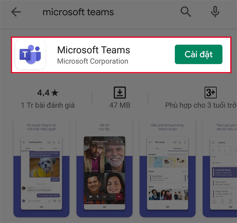 Cách tạo tài khoản Microsoft Teams trên điện thoại