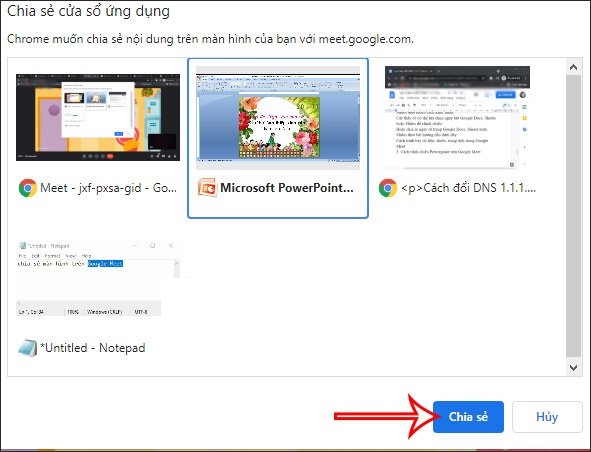 Cách trình chiếu Powerpoint trên Google Meet Cách trình chiếu Powerpoint trên Google Meet