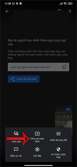 Cách chia sẻ màn hình trên Google Meet cho Android Cách chia sẻ màn hình trên Google Meet cho Android