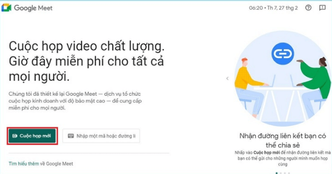 Cách tải Google Meet trên máy tính PC Cách tải Google Meet trên máy tính PC