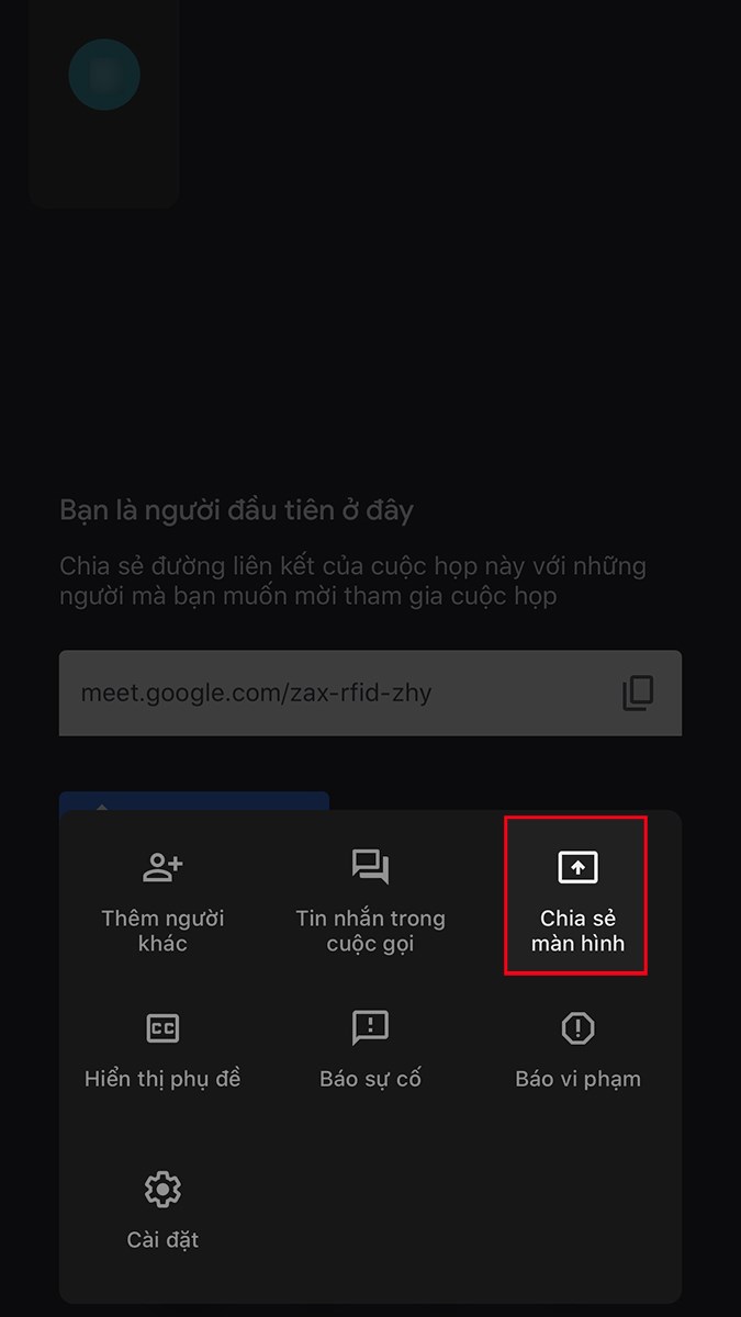 Cách tạo cuộc họp trên Google Meet cho điện thoại Cách tạo cuộc họp trên Google Meet cho điện thoại