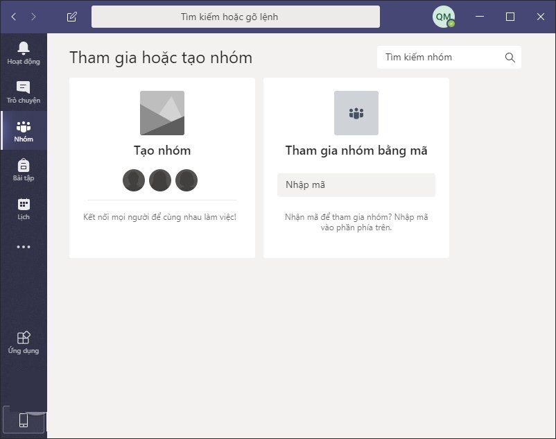 Cách thiết lập Microsoft Teams để học sinh tham gia