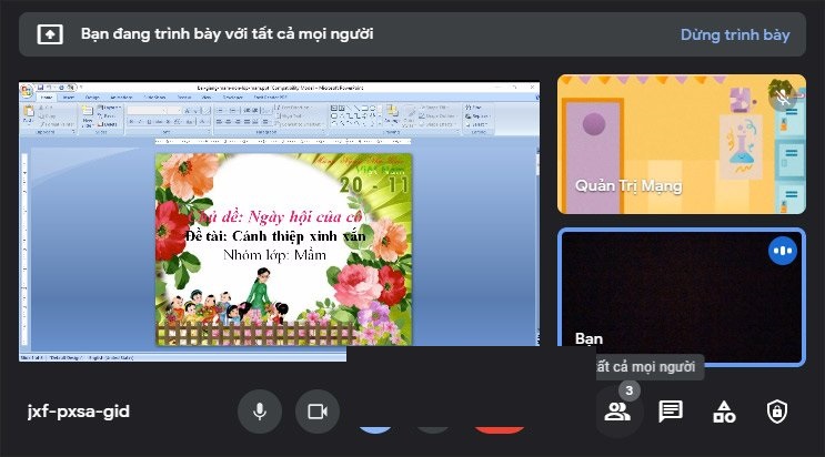 Cách trình bày, trình chiếu trên Google Meet khi dạy, học và họp online Cách trình bày, trình chiếu trên Google Meet khi dạy, học và họp online